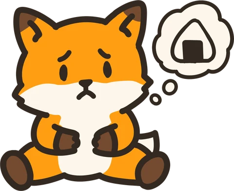 おにぎりのことを考えるそんちょ